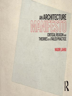 cover image of An Architecture Manifesto